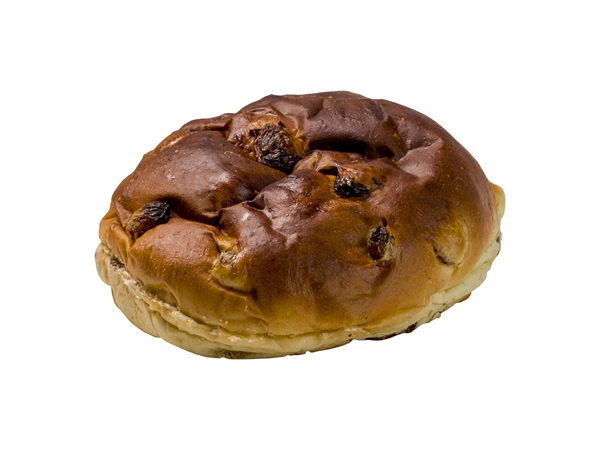 Rozijnenbol met boter