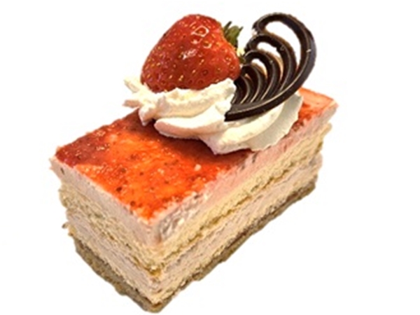 Aardbeienbavarois gebak